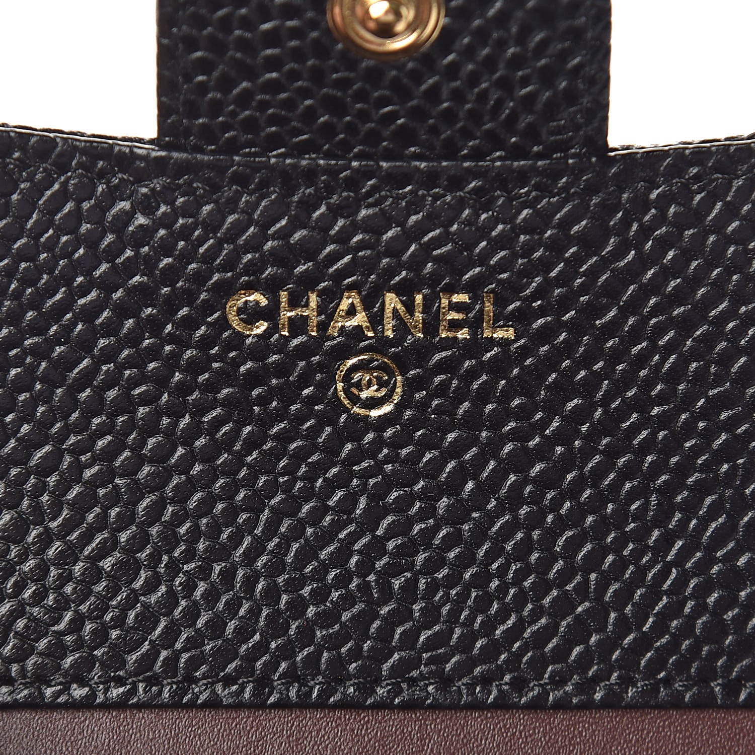 Chanel Caviar Quilted Compact Flap Wallet Black 6 of 9
