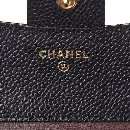 Chanel Caviar Quilted Compact Flap Wallet Black 6 of 9