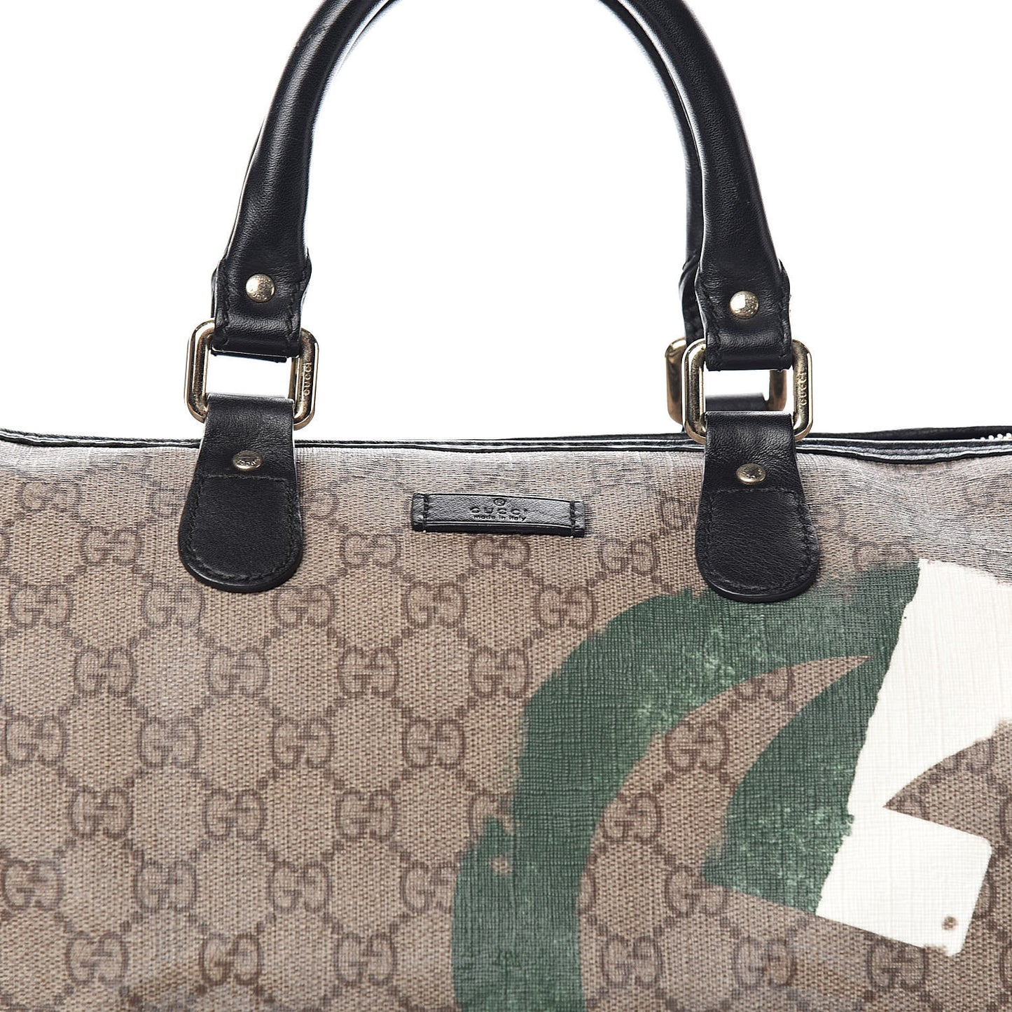 Monogram Medium Boston Italian GG Flag Unicef