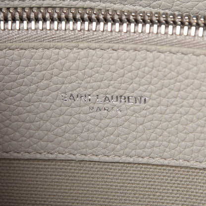Saint Laurent Grained Calfskin Baby Sac De Jour Souple Ivory 7 of 10