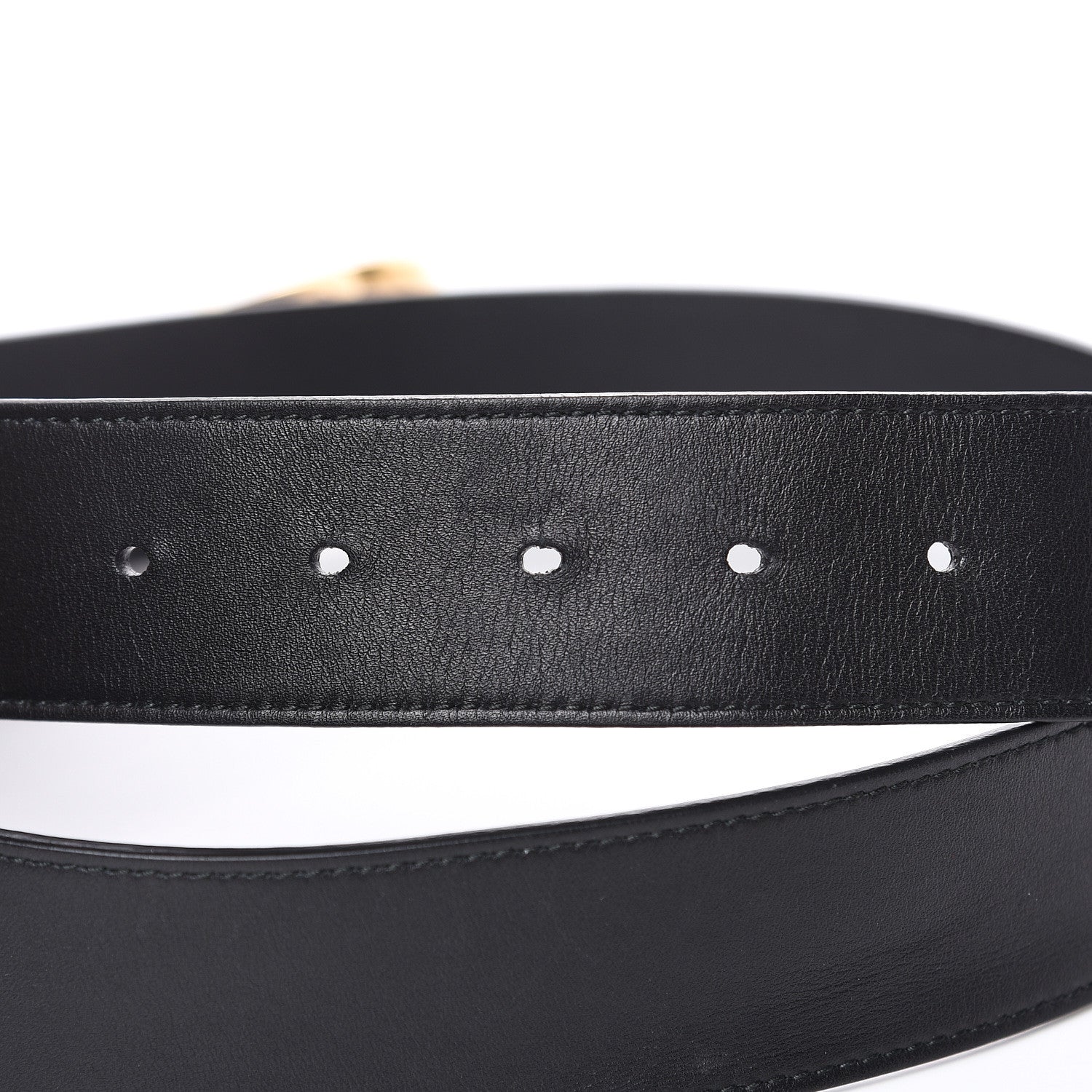 Gucci Calfskin Double G 40mm Belt 100 40 Black 5 of 8