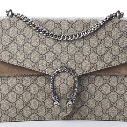 Gucci GG Supreme Monogram Medium Dionysus Shoulder Bag Taupe 8 of 8