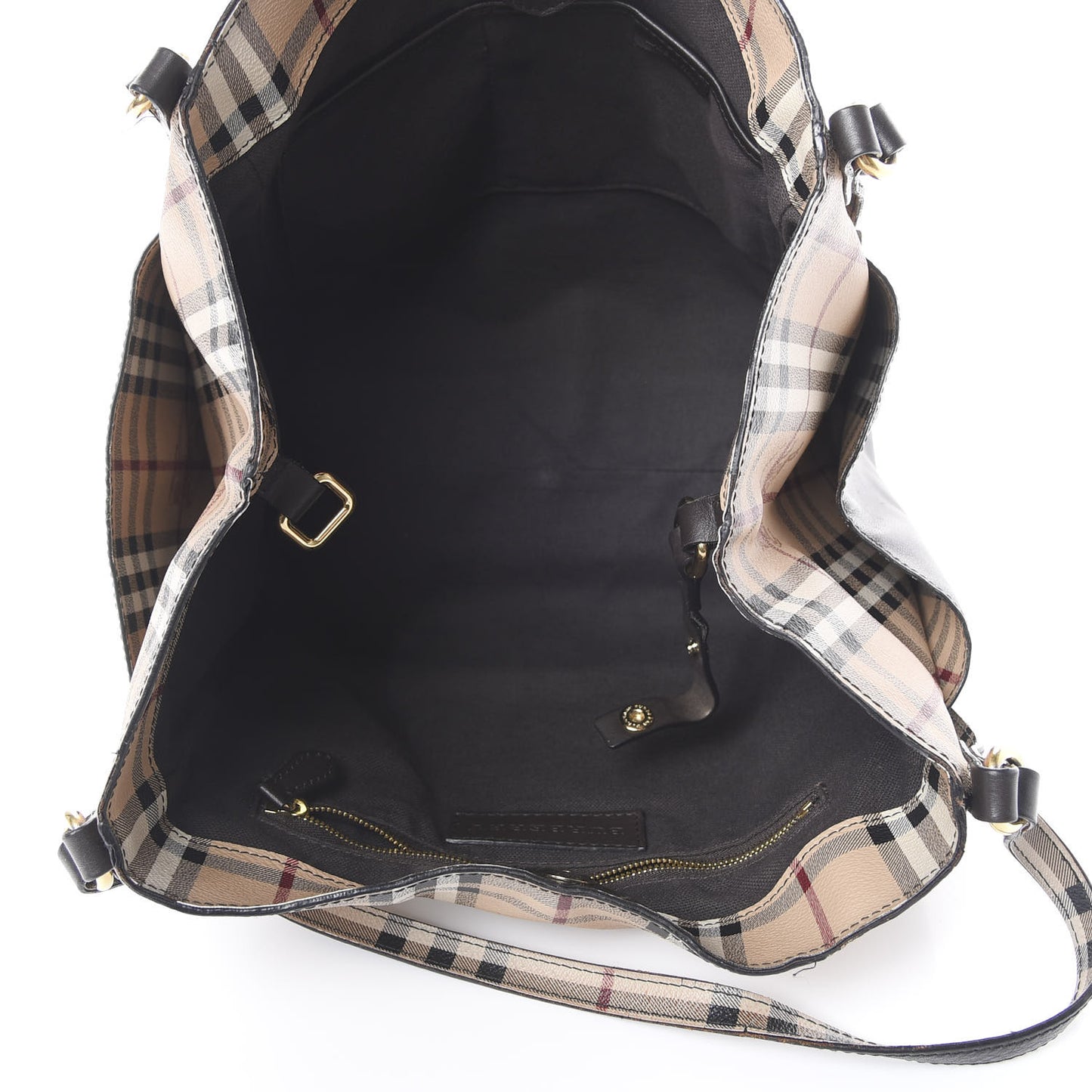 Haymarket Check Small Canterbury Tote Chocolate