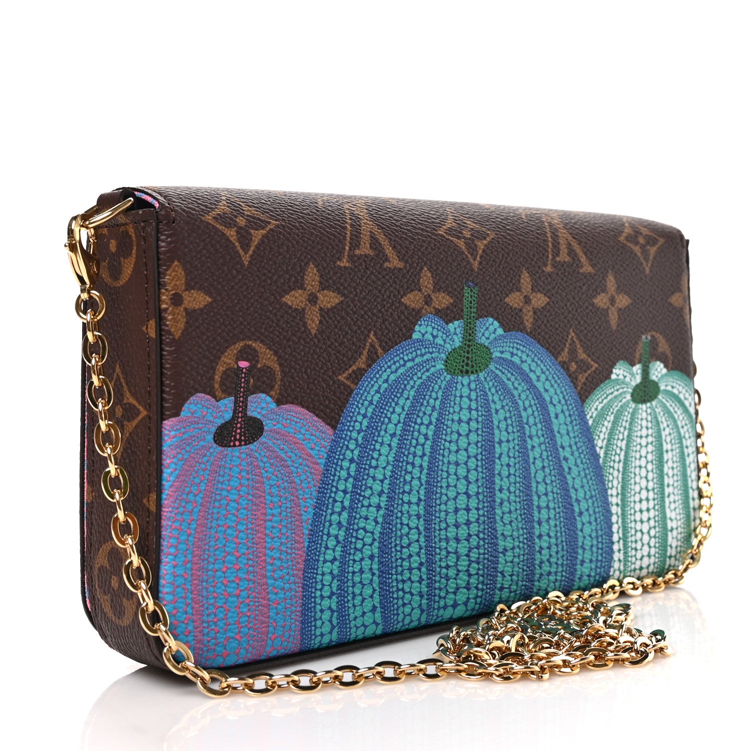 Louis Vuitton LOUIS VUITTON LV X YK Monogram Pumpkins Pochette Felicie 3 of 9