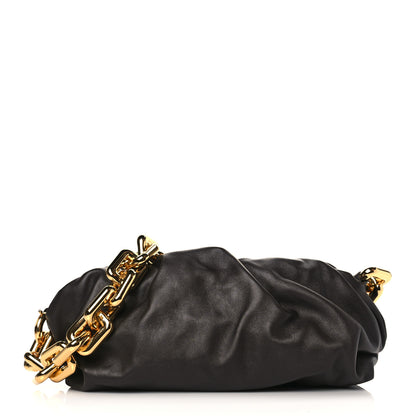 Bottega Veneta Calfskin The Pouch Chain Fondant 1 of 9