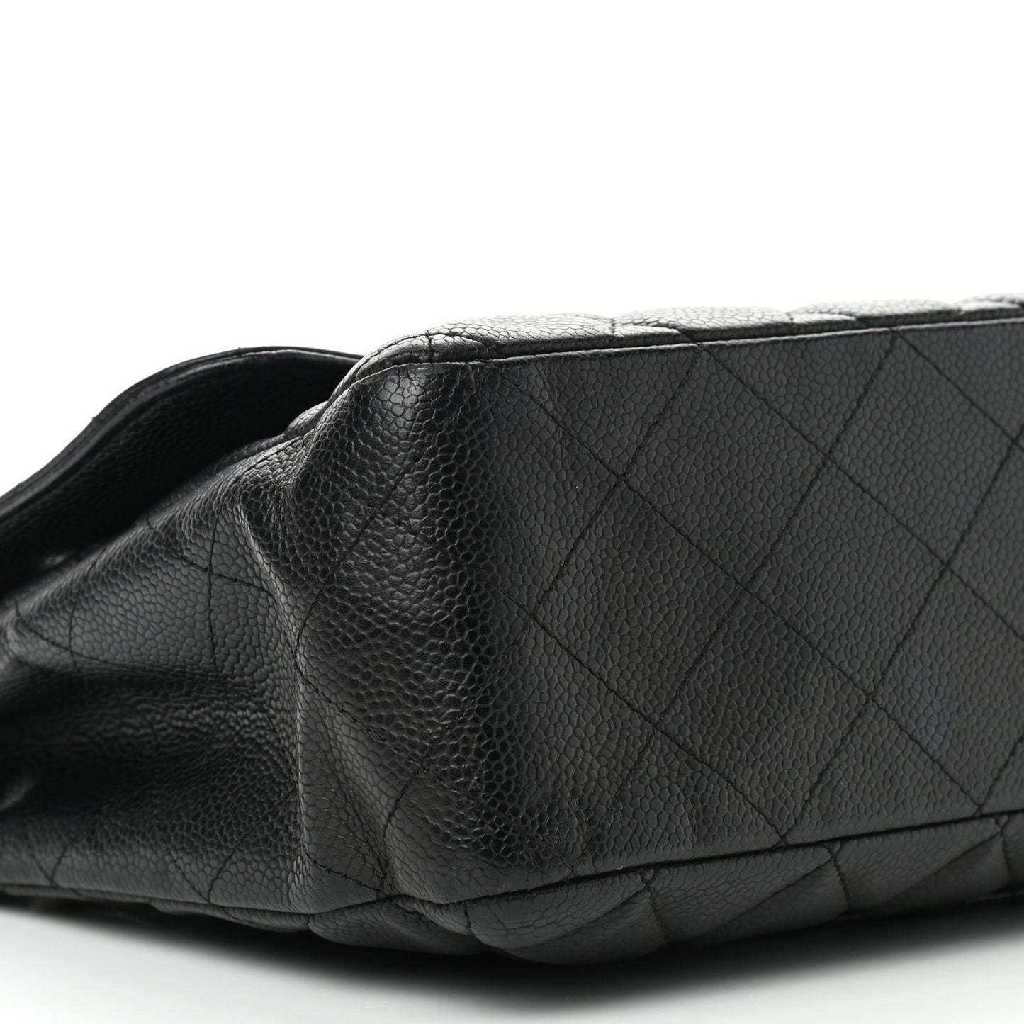 Caviar Quilted Jumbo Single Flap Black