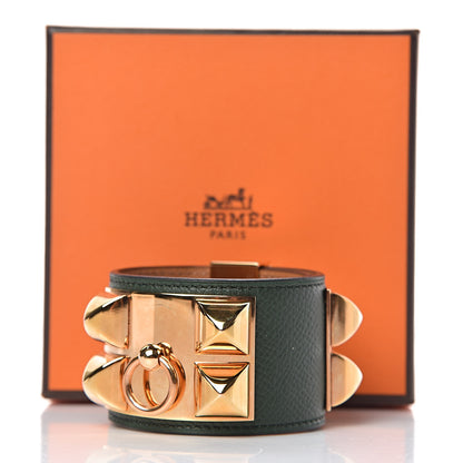 Hermes Epsom Collier De Chien CDC Bracelet S Vert Anglais 6 of 6