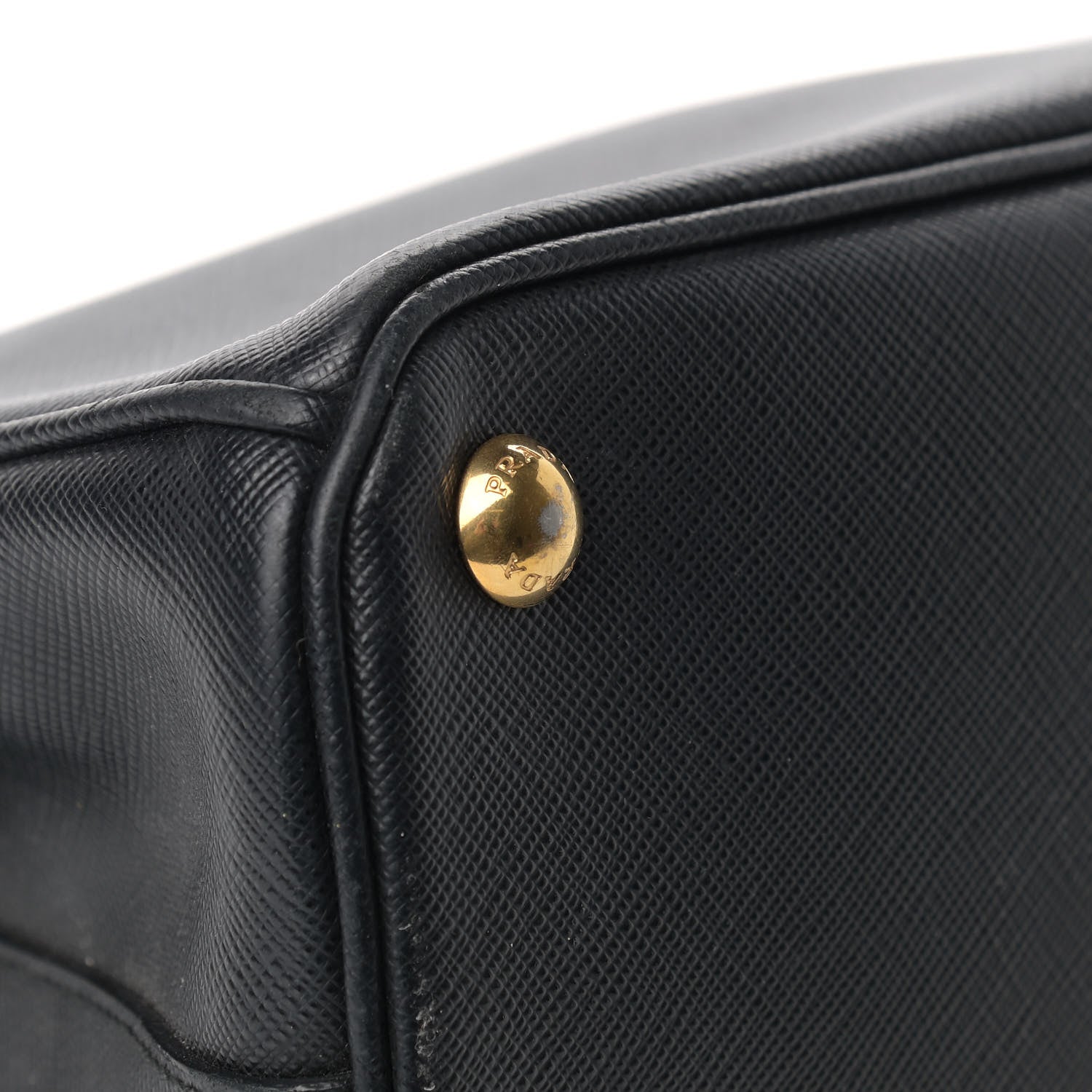 Prada Saffiano Small Galleria Double Zip Tote Black 16 of 17