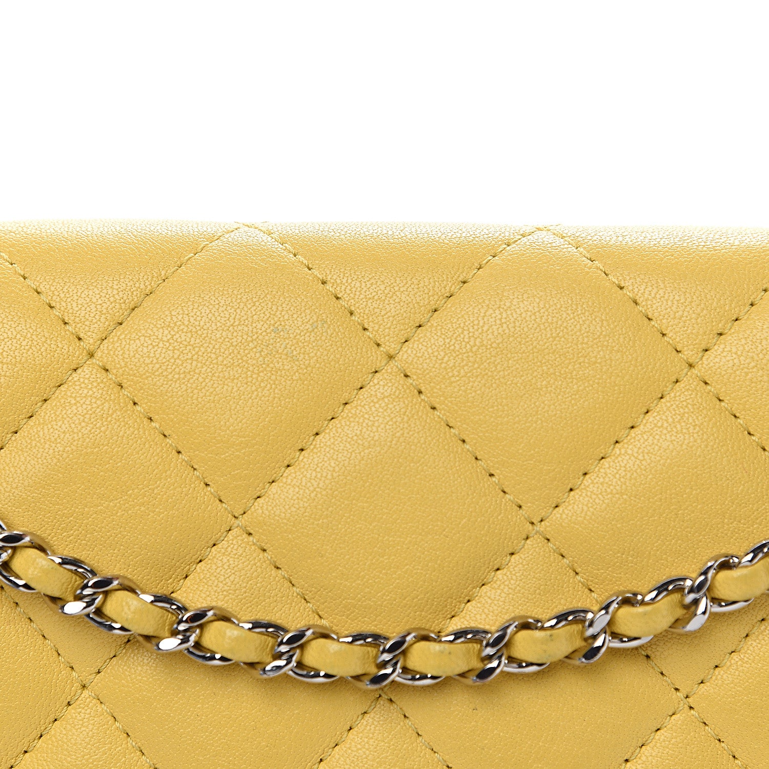 Chanel Lambskin Plexiglass Quilted Medium Cuba Color Flap Yellow Multicolor 8 of 12
