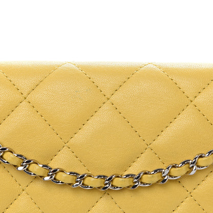 Chanel Lambskin Plexiglass Quilted Medium Cuba Color Flap Yellow Multicolor 8 of 12