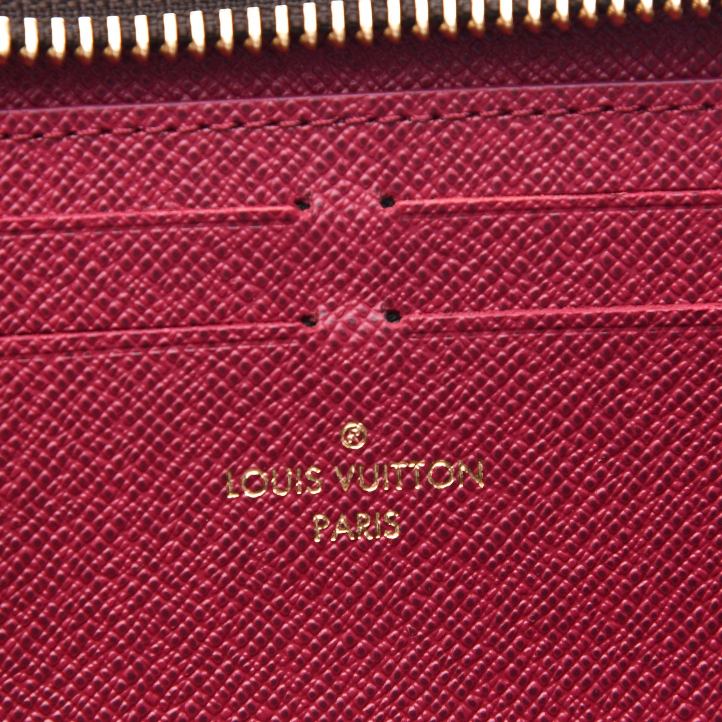 Monogram Clemence Wallet Fuchsia