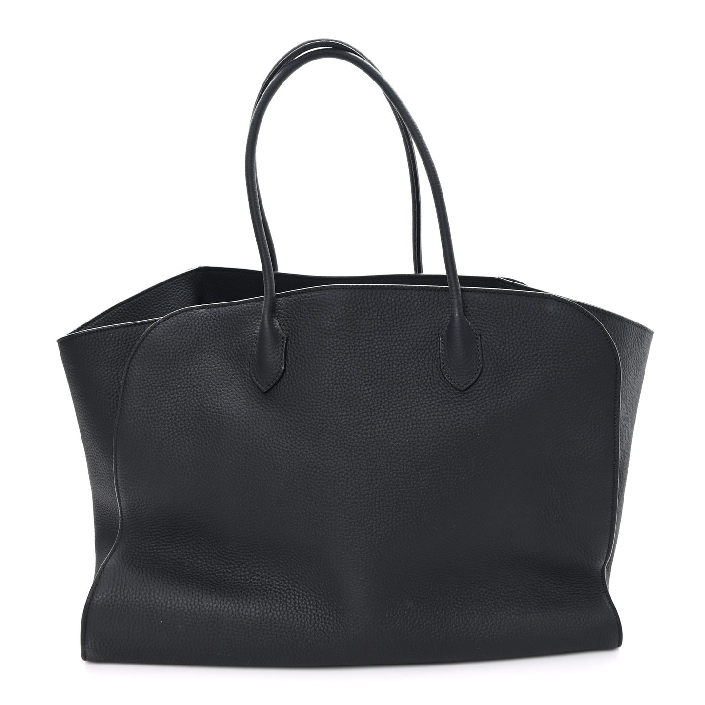 Matte Grained Calfskin Marlo 17 Black