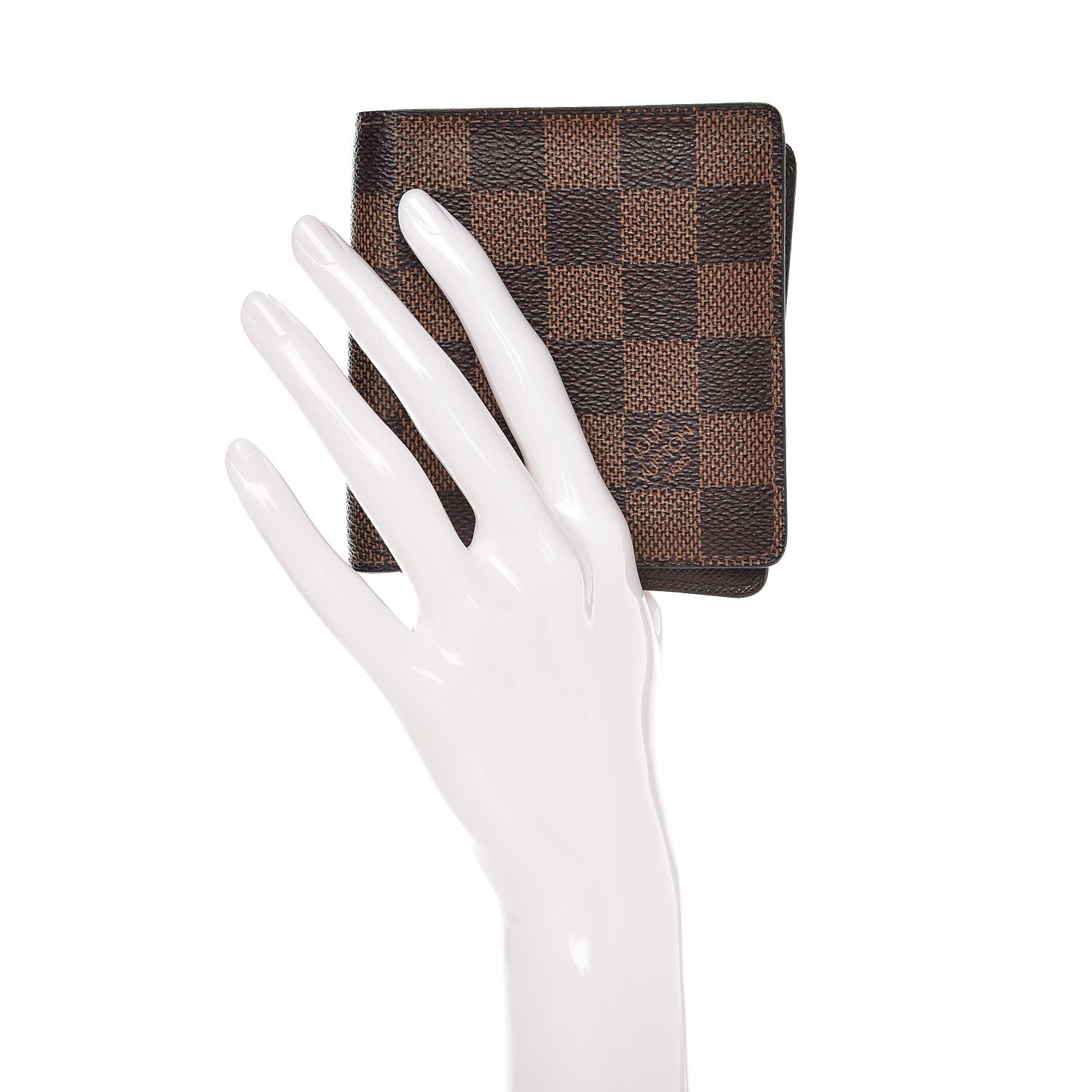 Louis Vuitton Damier Ebene Billfold Wallet 6 Credit Card Slots 2 of 9