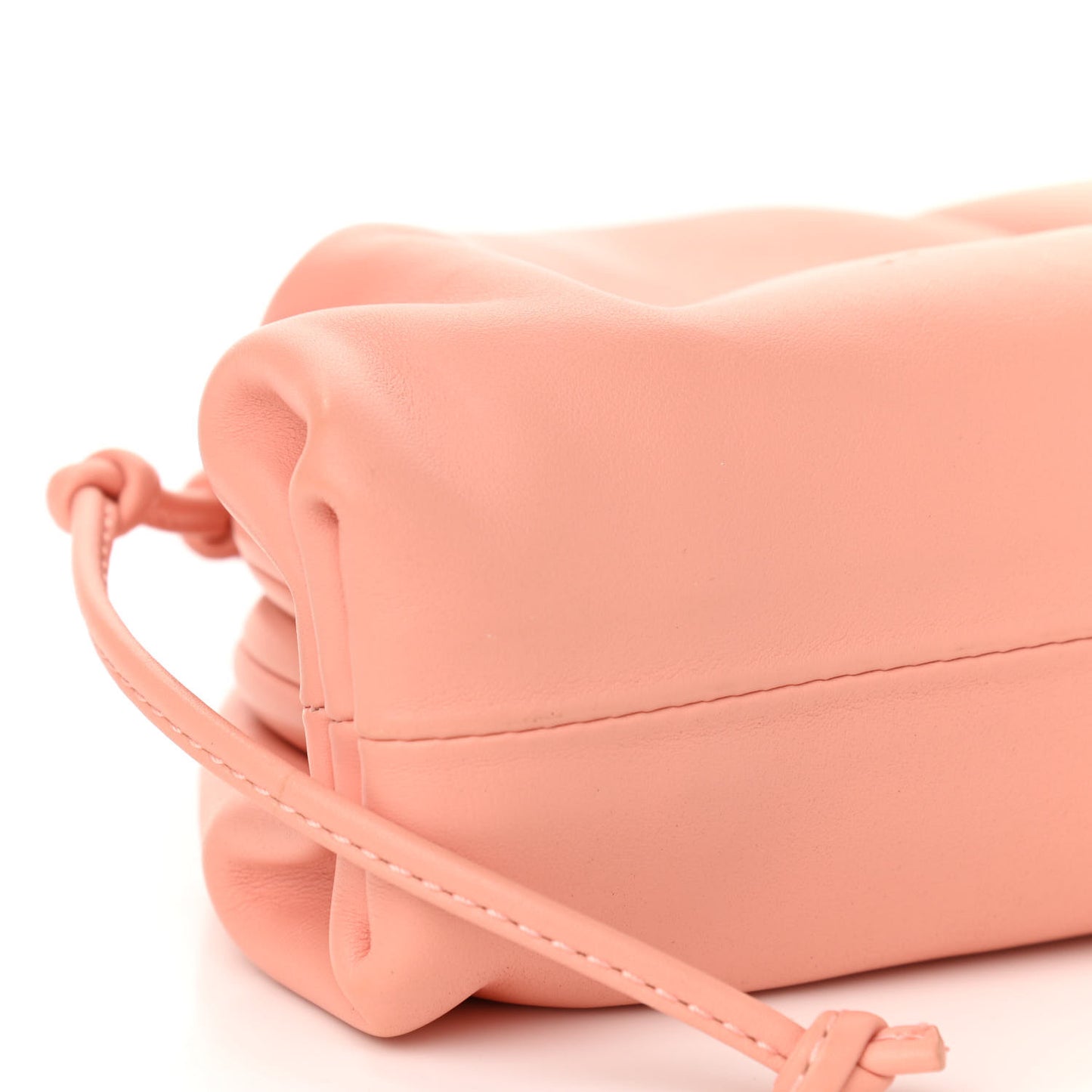 Butter Calfskin The Mini Pouch Peachy