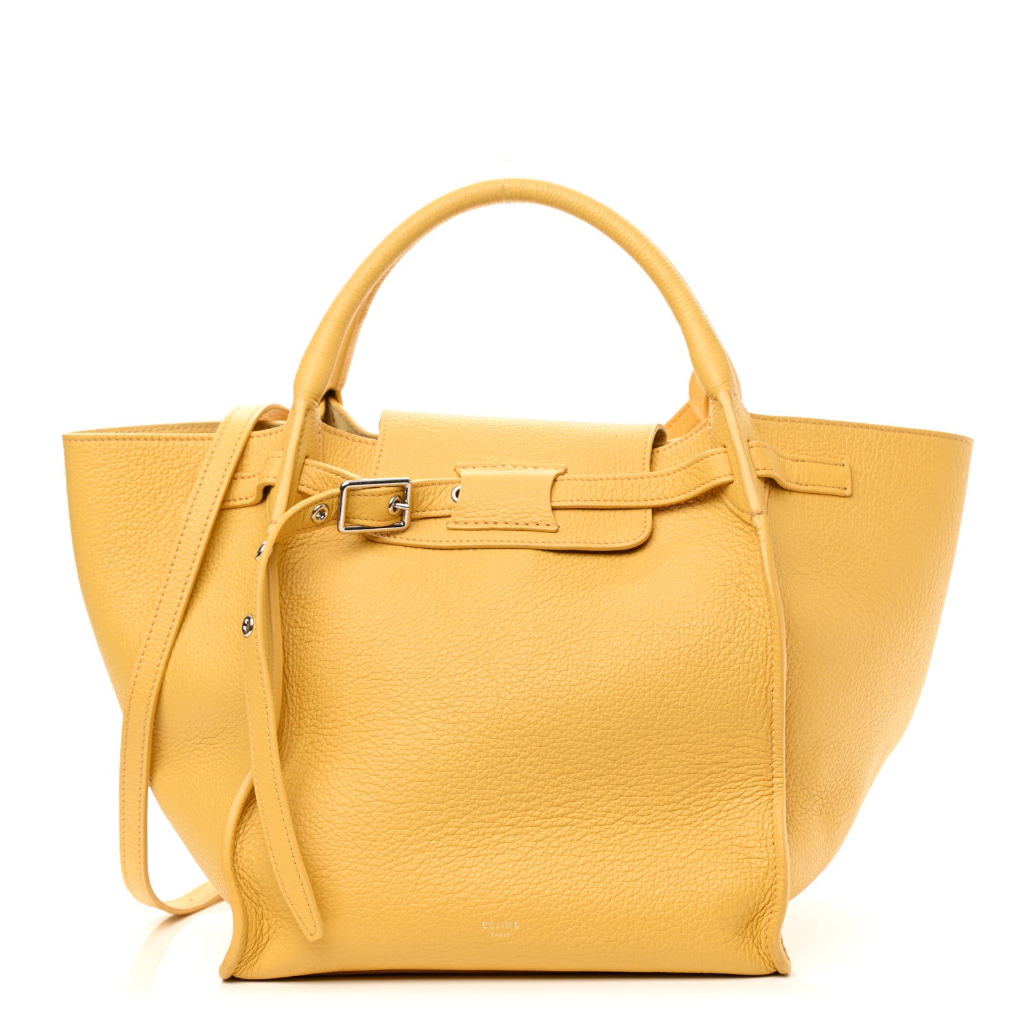 Celine Supple Grained Calfskin Small Big Bag Sunflower 1 of 8