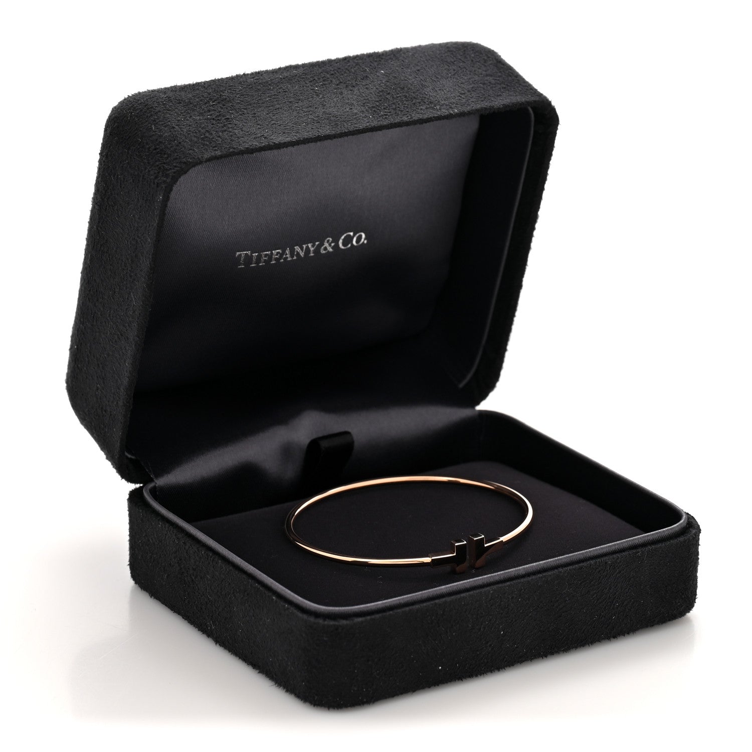 Tiffany 18K Rose Gold T Wire Bracelet 4 of 4