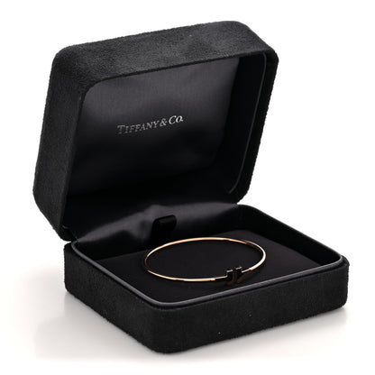 Tiffany 18K Rose Gold T Wire Bracelet 4 of 4
