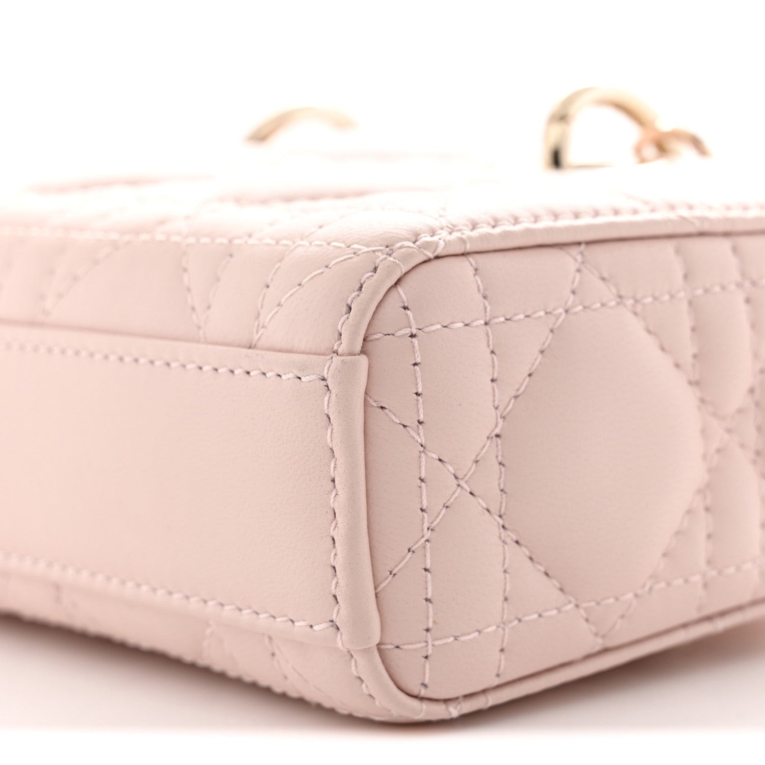 Christian Dior Lambskin Cannage Micro Lady D-Joy Powder Pink 10 of 11