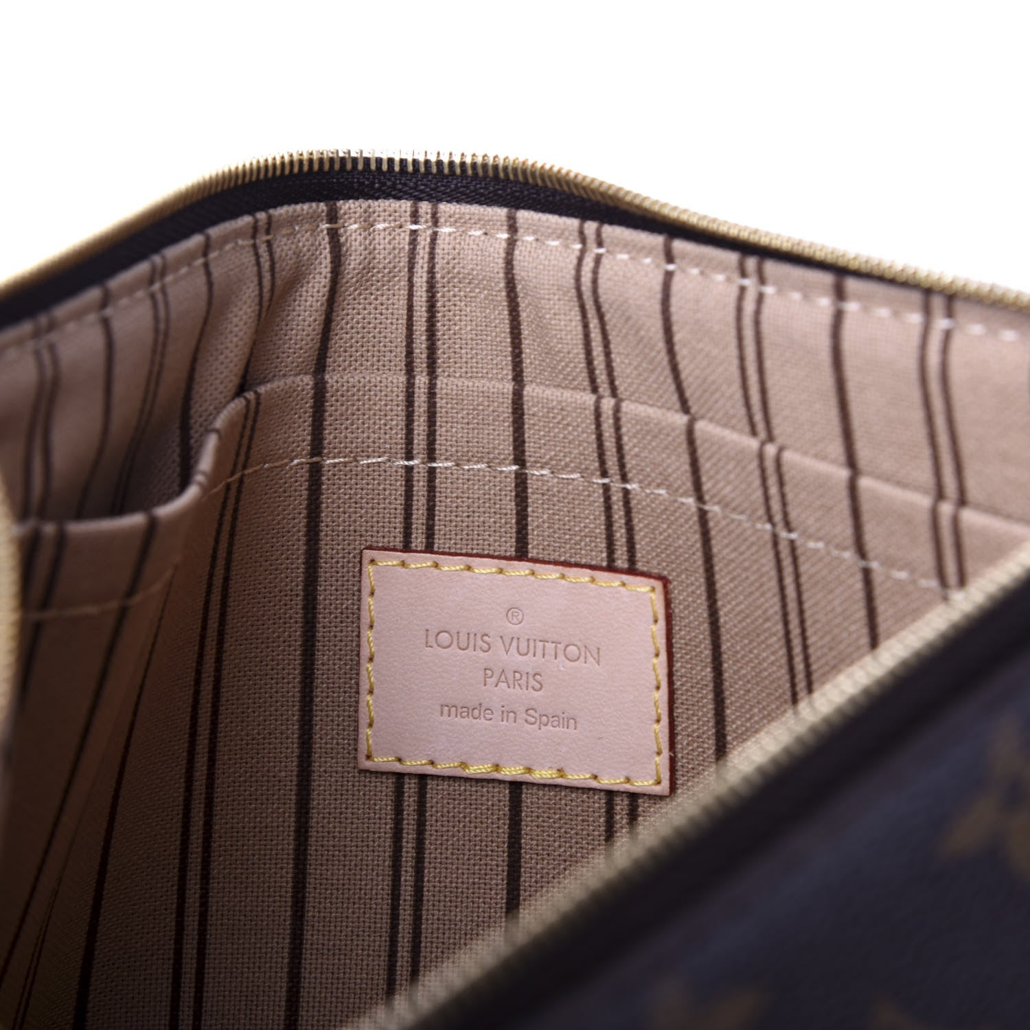 Louis Vuitton Monogram Neverfull MM GM Pochette 6 of 7