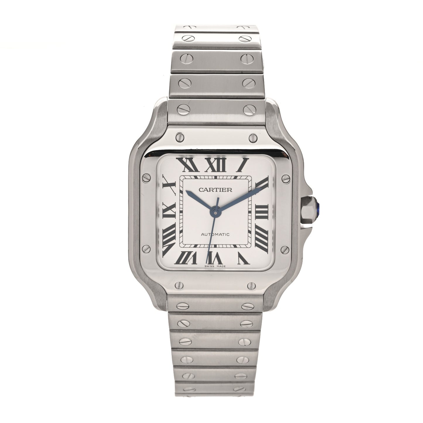Stainless Steel 35mm Santos de Cartier Automatic Watch