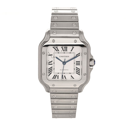 Cartier Stainless Steel 35mm Santos de Cartier Automatic Watch 1 of 6