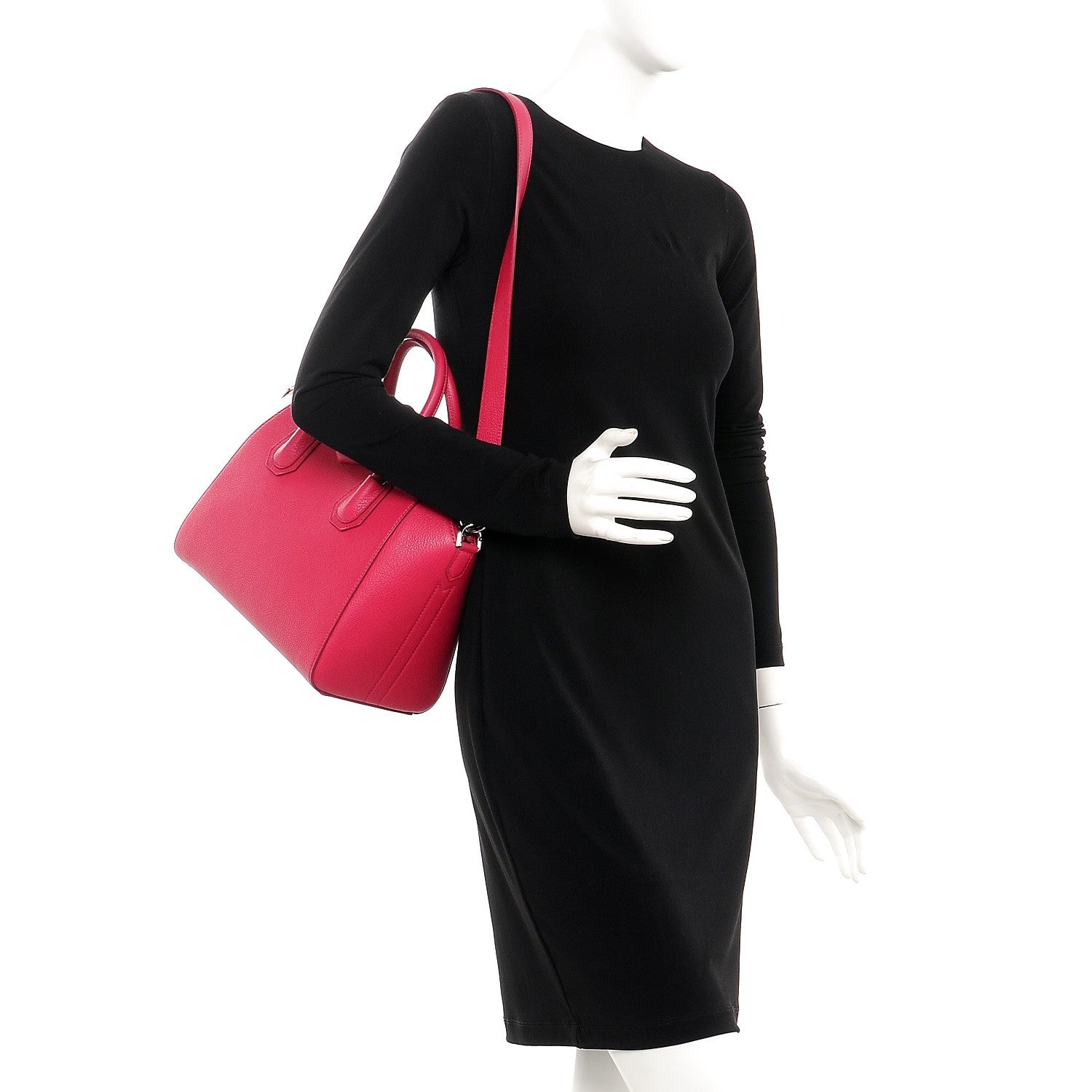 Givenchy Sugar Goatskin Small Antigona Fuchsia 2 of 11