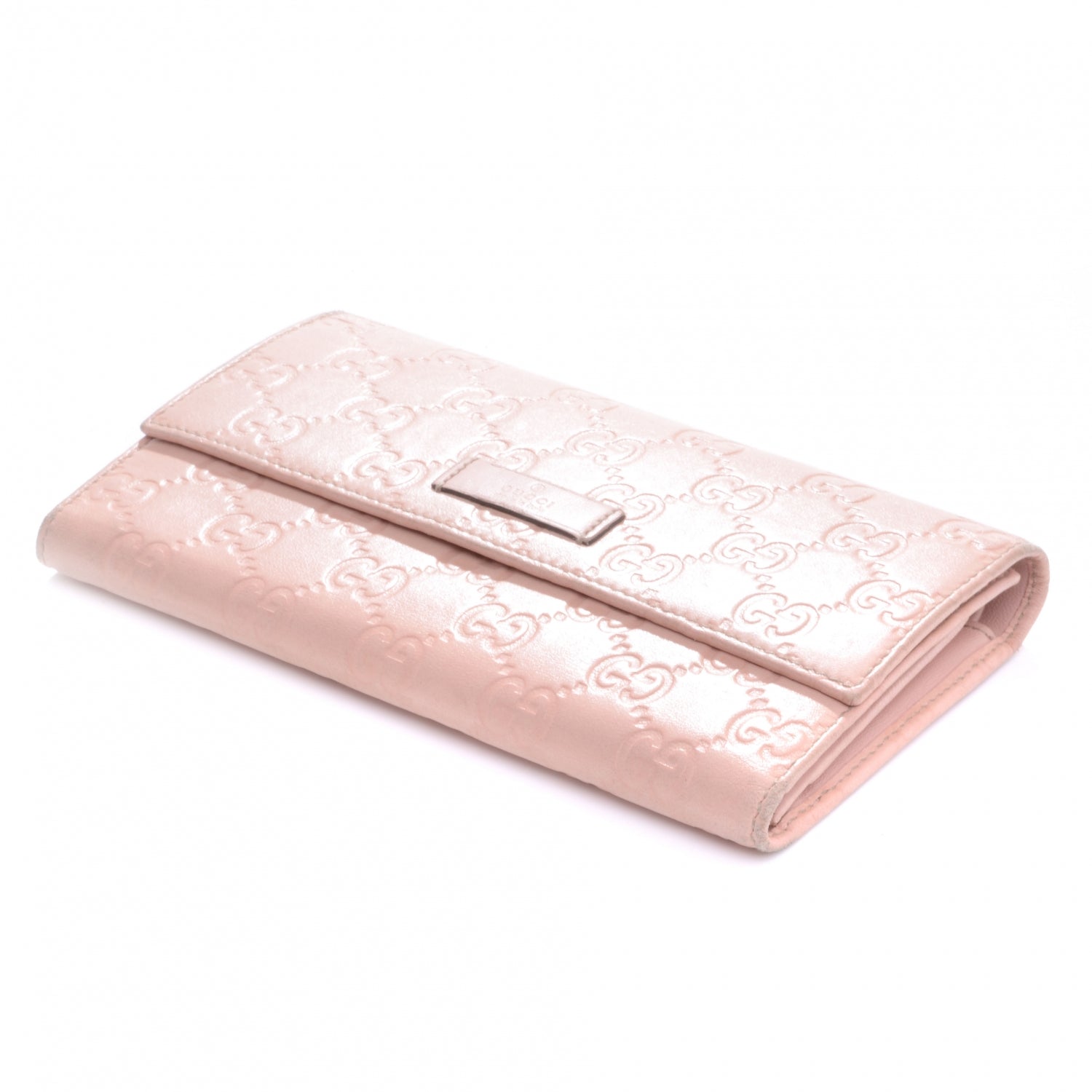 Gucci Guccissima Joy Continental Snap Oranizer Wallet Rose Dragea 4 of 7