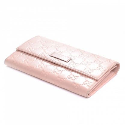 Gucci Guccissima Joy Continental Snap Oranizer Wallet Rose Dragea 4 of 7
