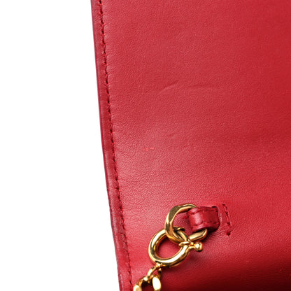 Saint Laurent Smooth Calfskin Classic Monogram Kate Tassel Chain Wallet New Lipstick 10 of 13