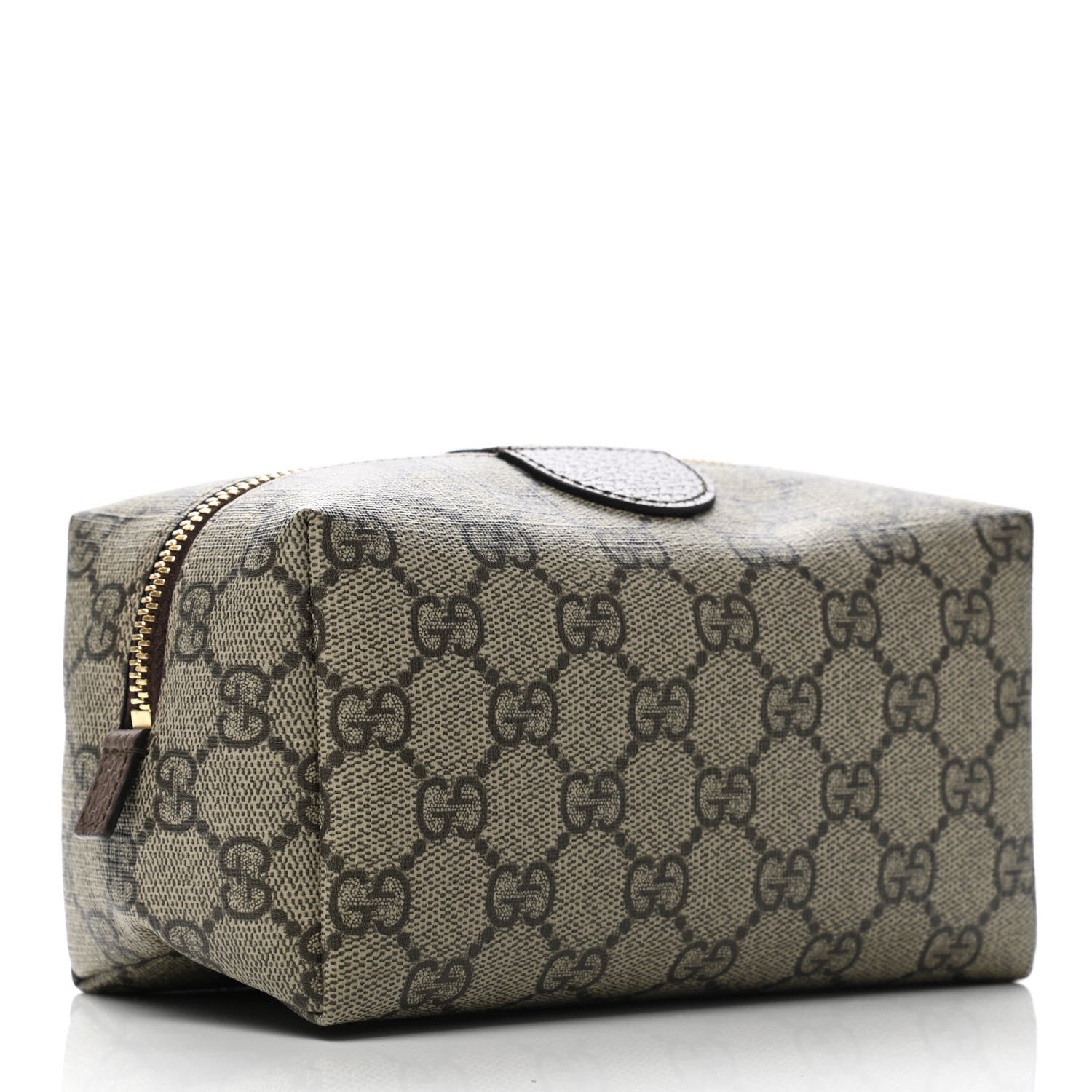 Gucci Soft GG Supreme Monogram Calfskin Medium Ophidia Cosmetic Case Beige Ebony New Acero 3 of 8
