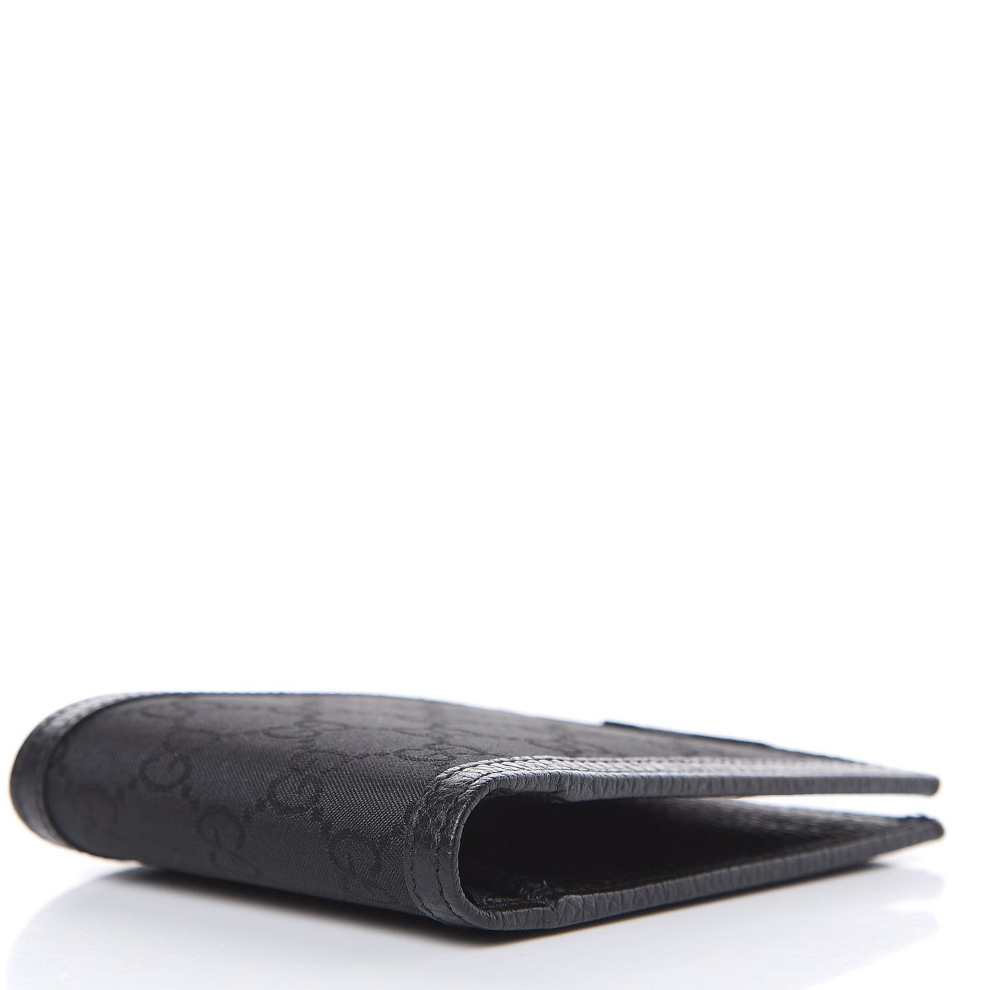 Nylon Monogram Bi-Fold Wallet Black