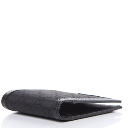 Gucci Nylon Monogram Bi-Fold Wallet Black 4 of 8