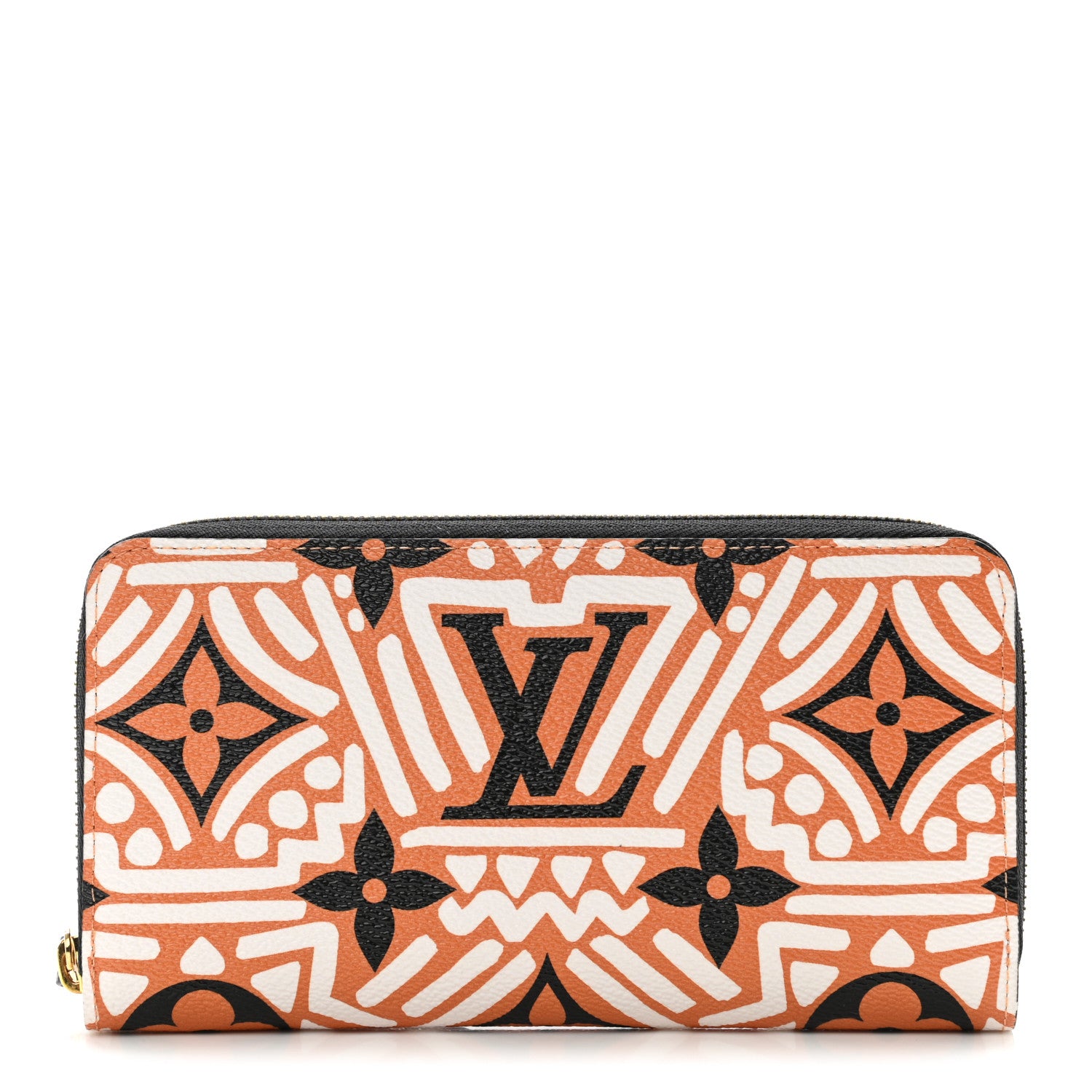Louis Vuitton Monogram Giant Crafty Zippy Wallet Creme Caramel 1 of 8