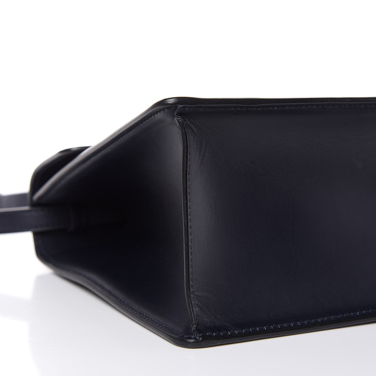 Gucci Calfskin Medium Sylvie Top Handle Bag Blue 10 of 12