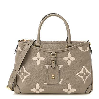 Louis Vuitton Empreinte Monogram Giant Trianon PM Tourterelle Creme 2 of 19