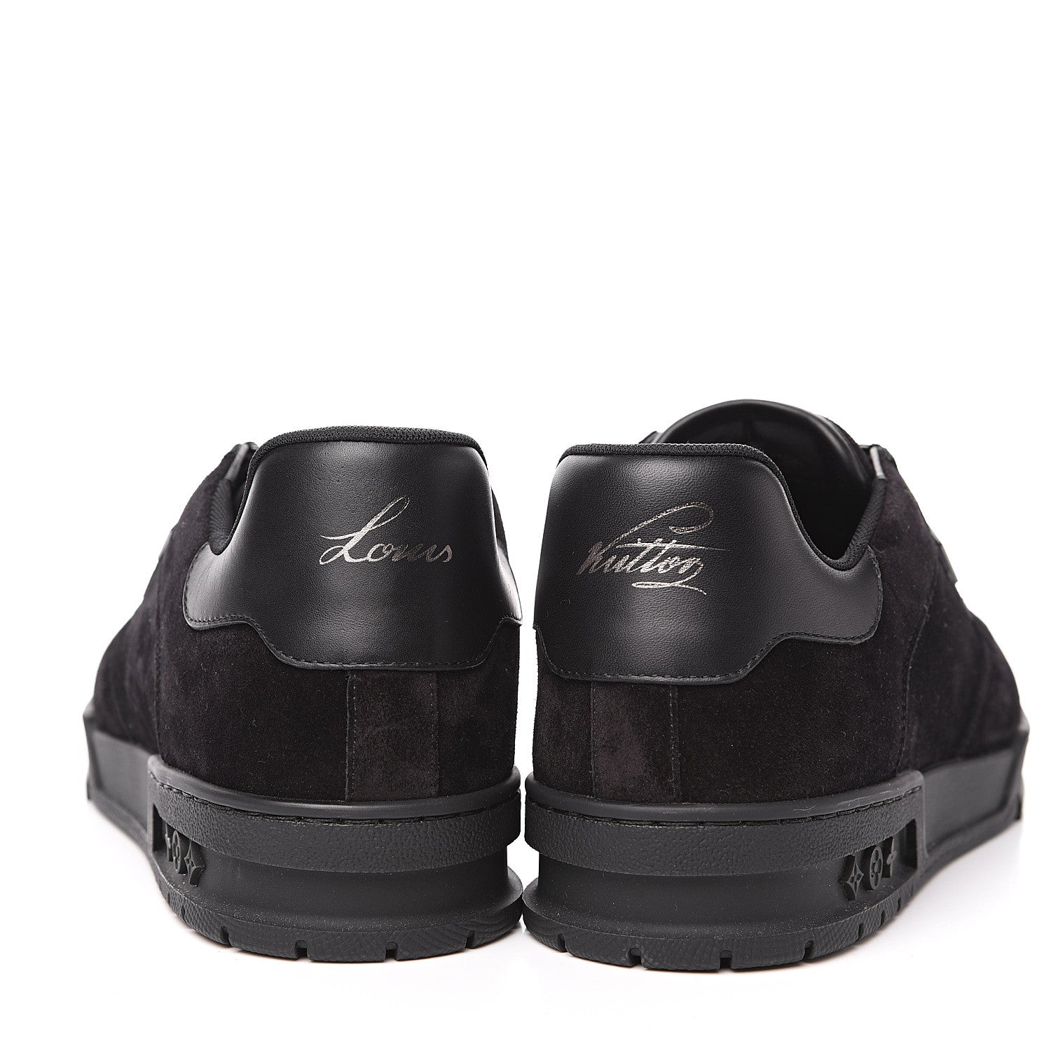 Louis Vuitton Suede Uniform Sneakers 9.5 Black 5 of 8