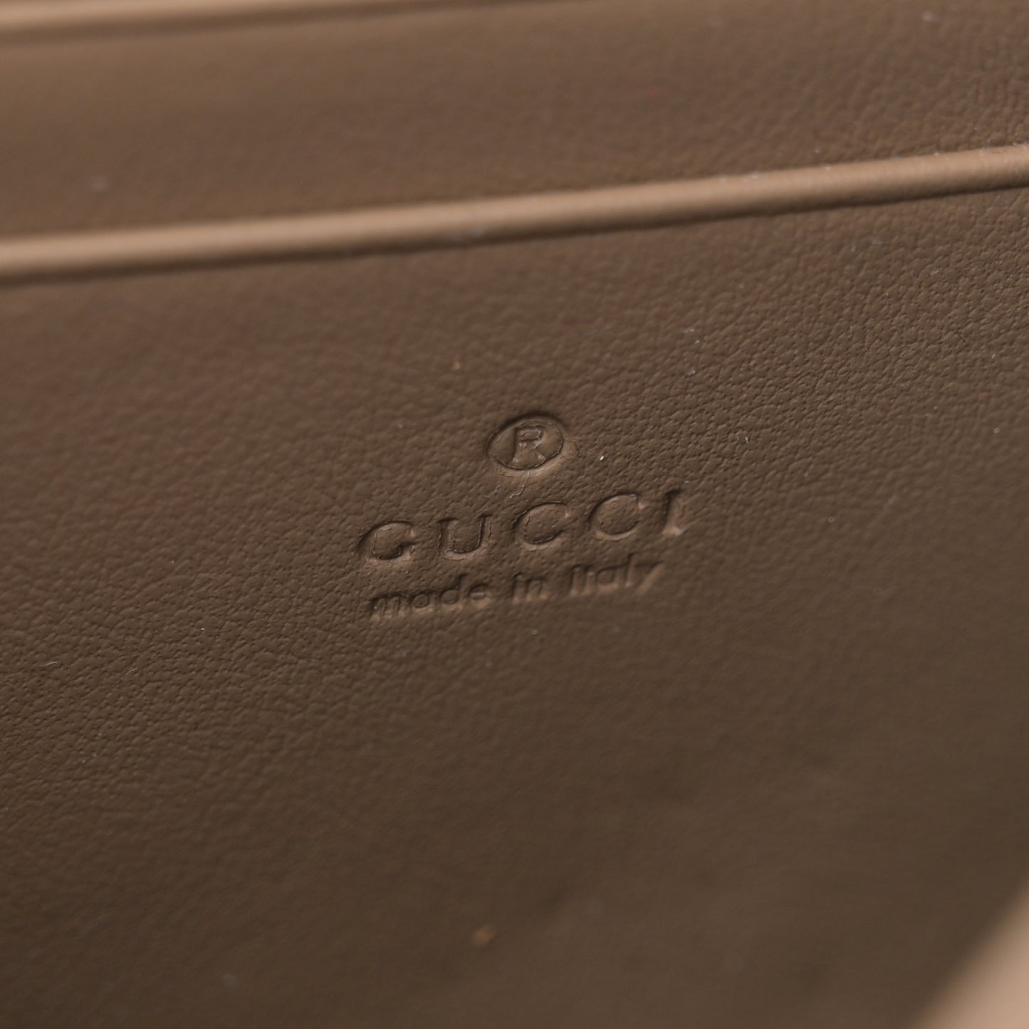 GG Supreme Monogram Mini Dionysus Chain Wallet Beige Taupe