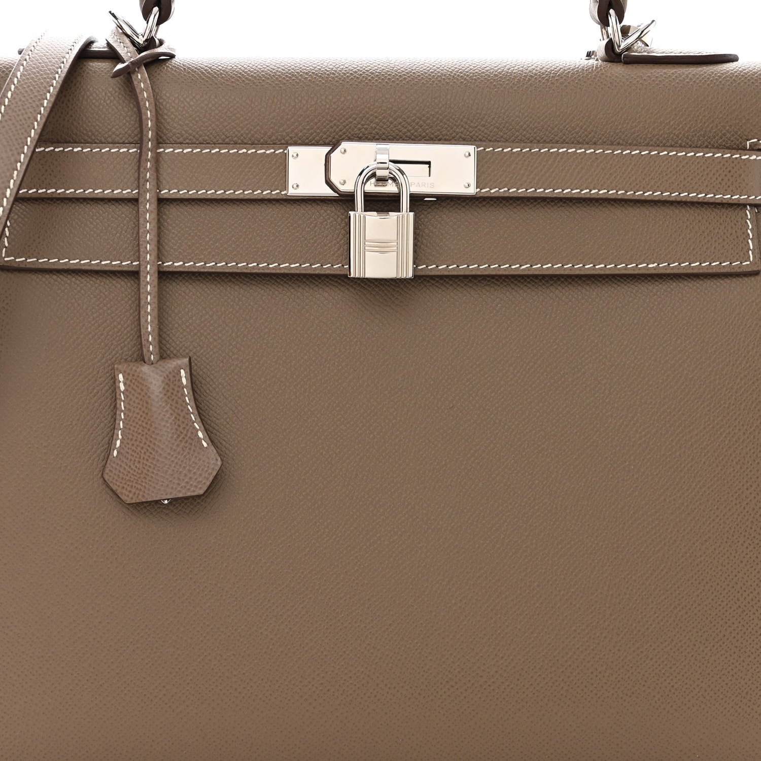 Hermes Epsom Kelly Sellier 32 Etoupe 8 of 10