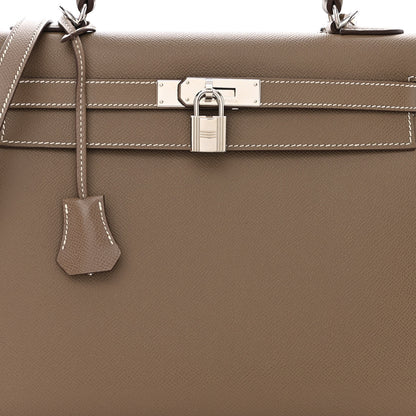 Hermes Epsom Kelly Sellier 32 Etoupe 8 of 10