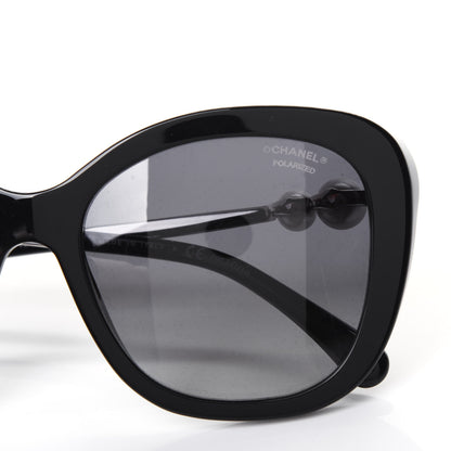Chanel Acetate Pearl Polarized Sunglasses 5339-H Black 7 of 8