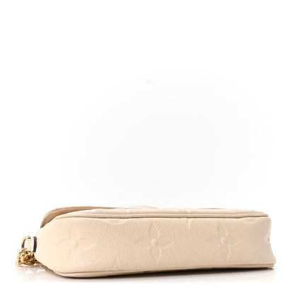 Louis Vuitton Empreinte Monogram Giant Ivy Wallet On Chain Cream 4 of 9