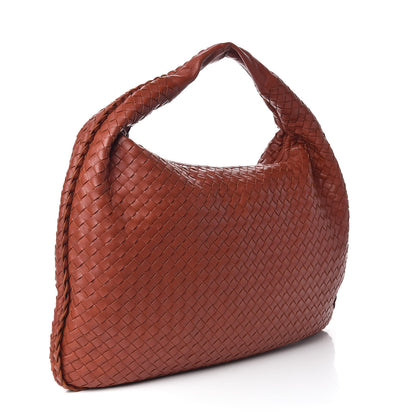 Bottega Veneta Nappa Intrecciato Large Veneta Hobo Rust 3 of 10