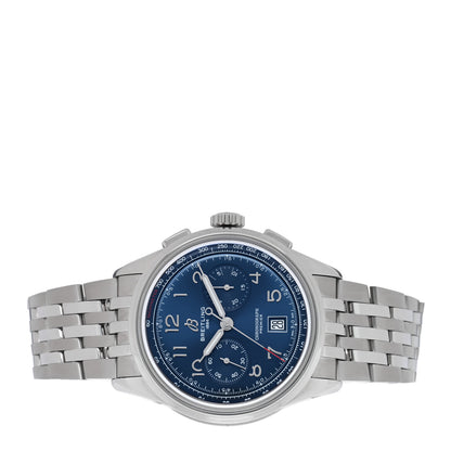 Breitling Stainless Steel 42mm Premier B01 Chronograph Automatic Watch Blue AB0145171C1A1 2 of 6