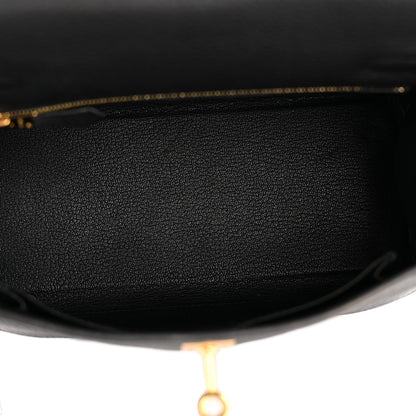 Hermes Togo Kelly Retourne 25 Black 5 of 12