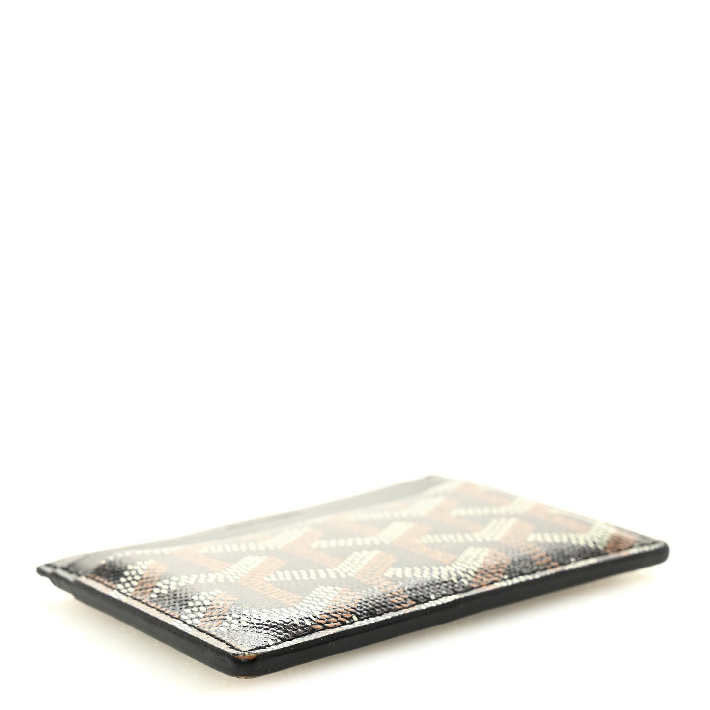 Goyardine Saint Sulpice Card Holder Black