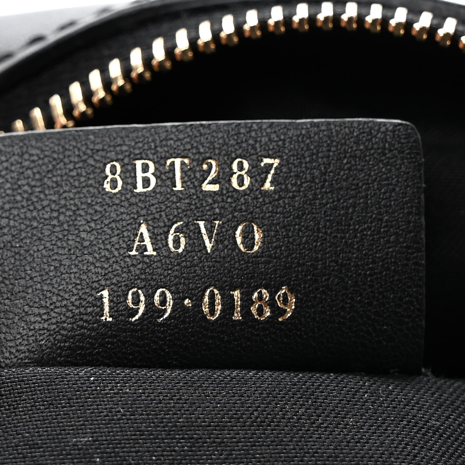 Fendi Glazed Fabric Vitello Century FF 1974 Stamp Patch Camera Case Mogano Panna Black 7 of 10