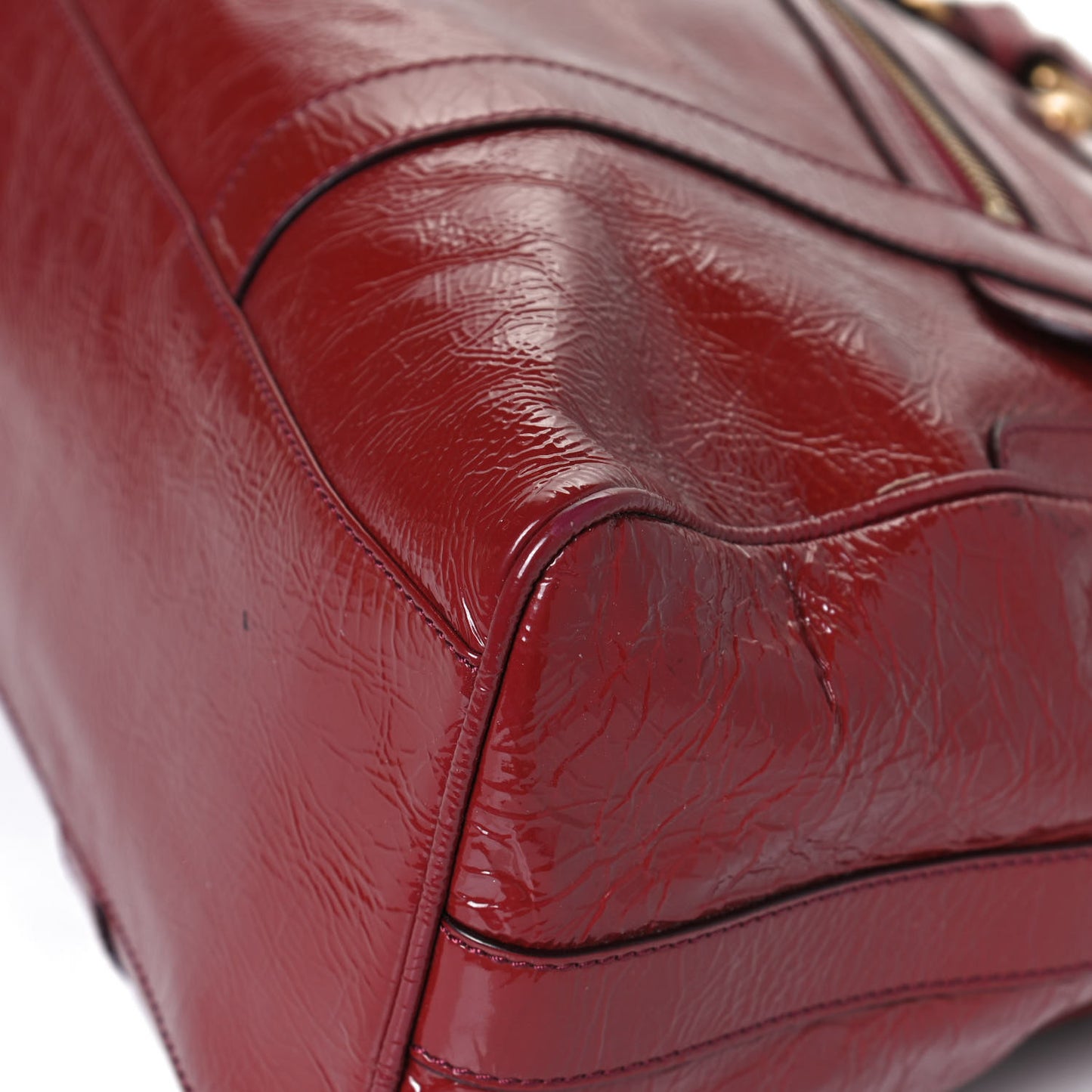 Vitello Naplak Small Bag De Jour Rosso