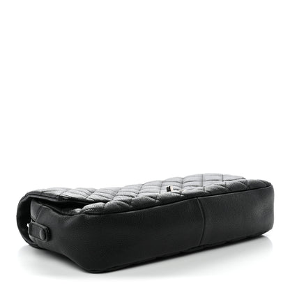 Chanel Caviar Quilted Jumbo Easy Flap Black 4 of 12