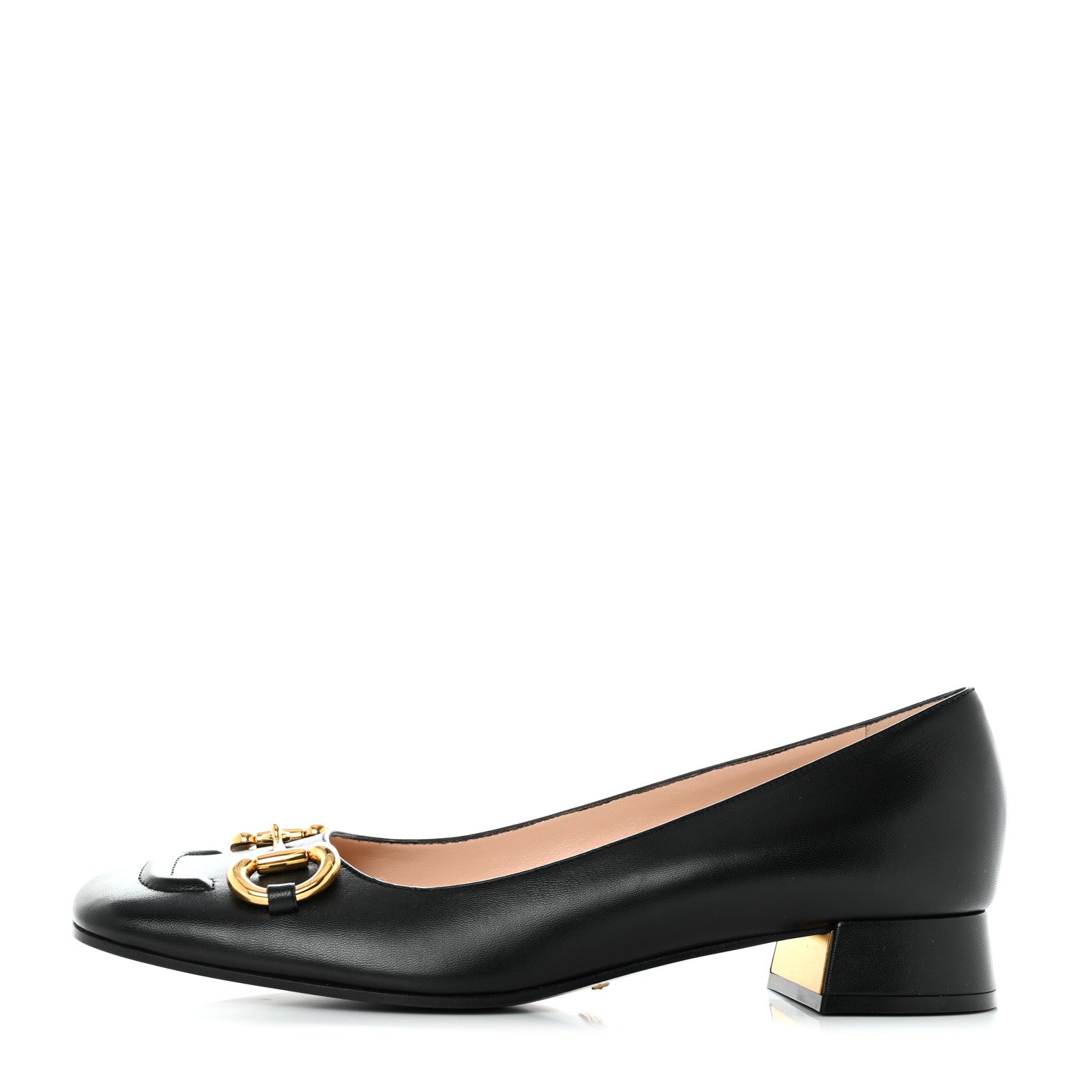 Gucci Malaga Kid Horsebit Ballet 25mm Flats 41 Black 1 of 8