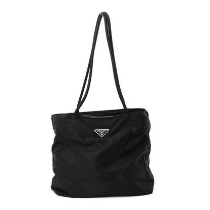 Prada Tessuto Nylon Shoulder Bag Black 1 of 11